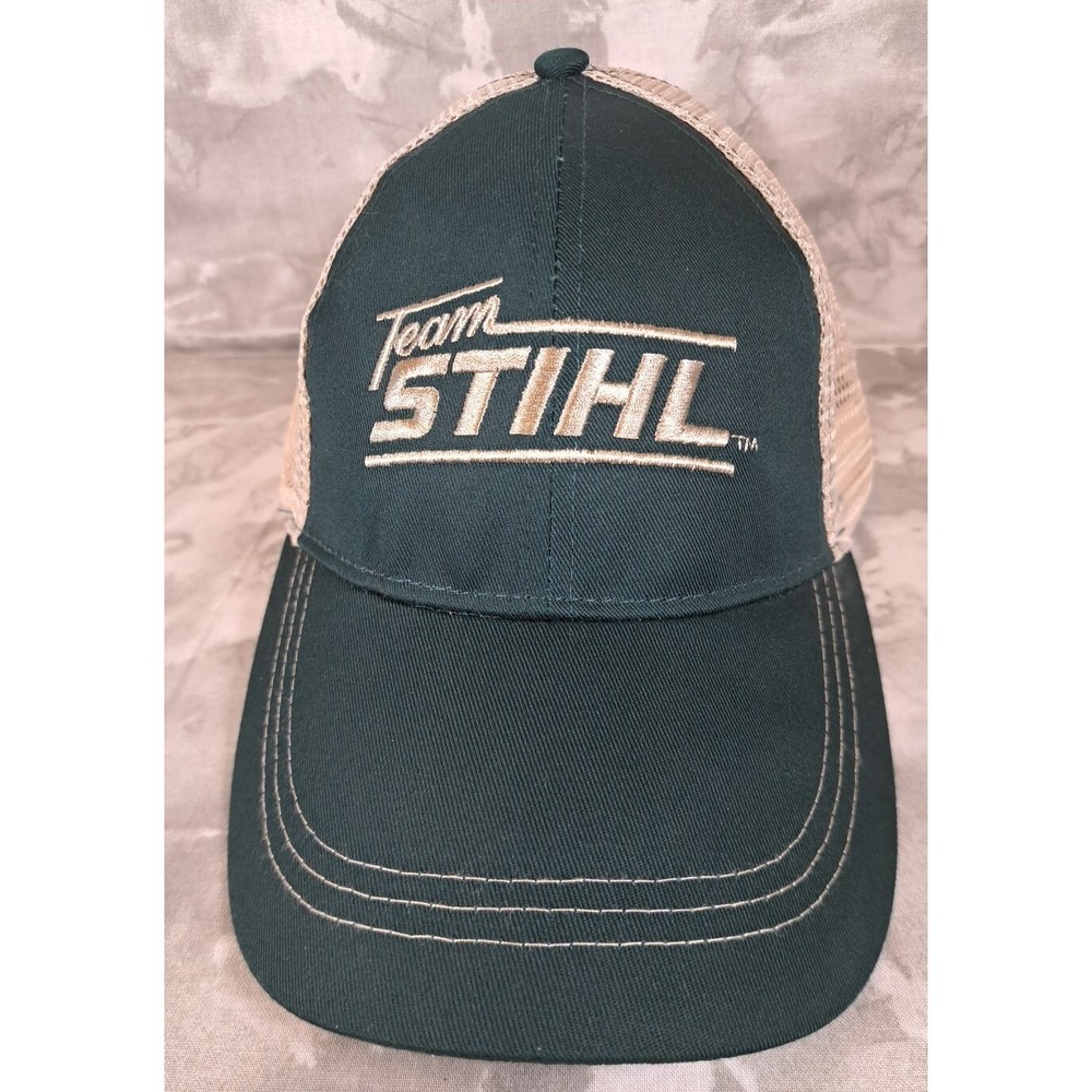 Team Stihl‎ Green And Gray Mesh Back Hat